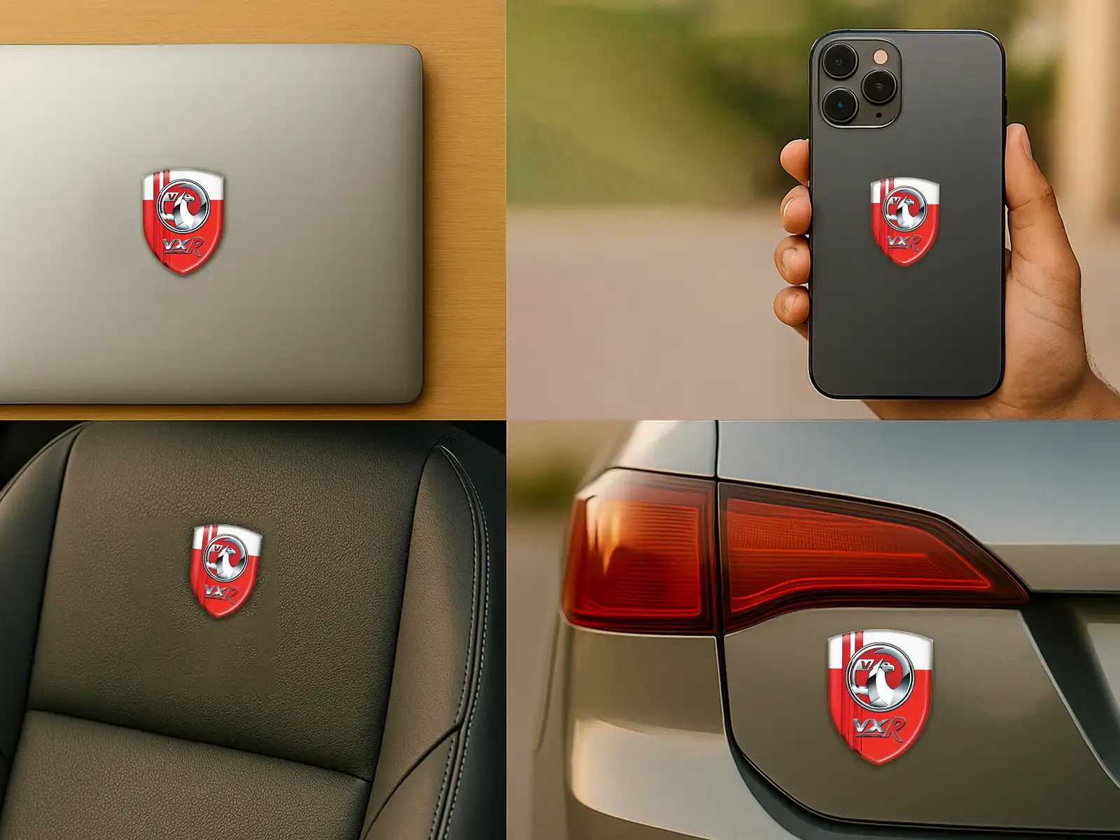 Vauxhall Pegatina Relieve Coche Resistente Alta Gama Moderna